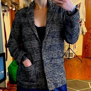 BNWT women's L Ambience Houndstooth Blazer